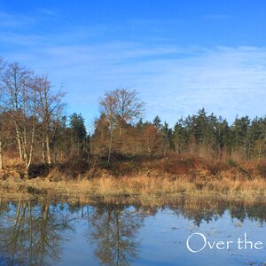 Snohomish River, Foto-Grußkarte, innen blanko für deine persönliche Notiz