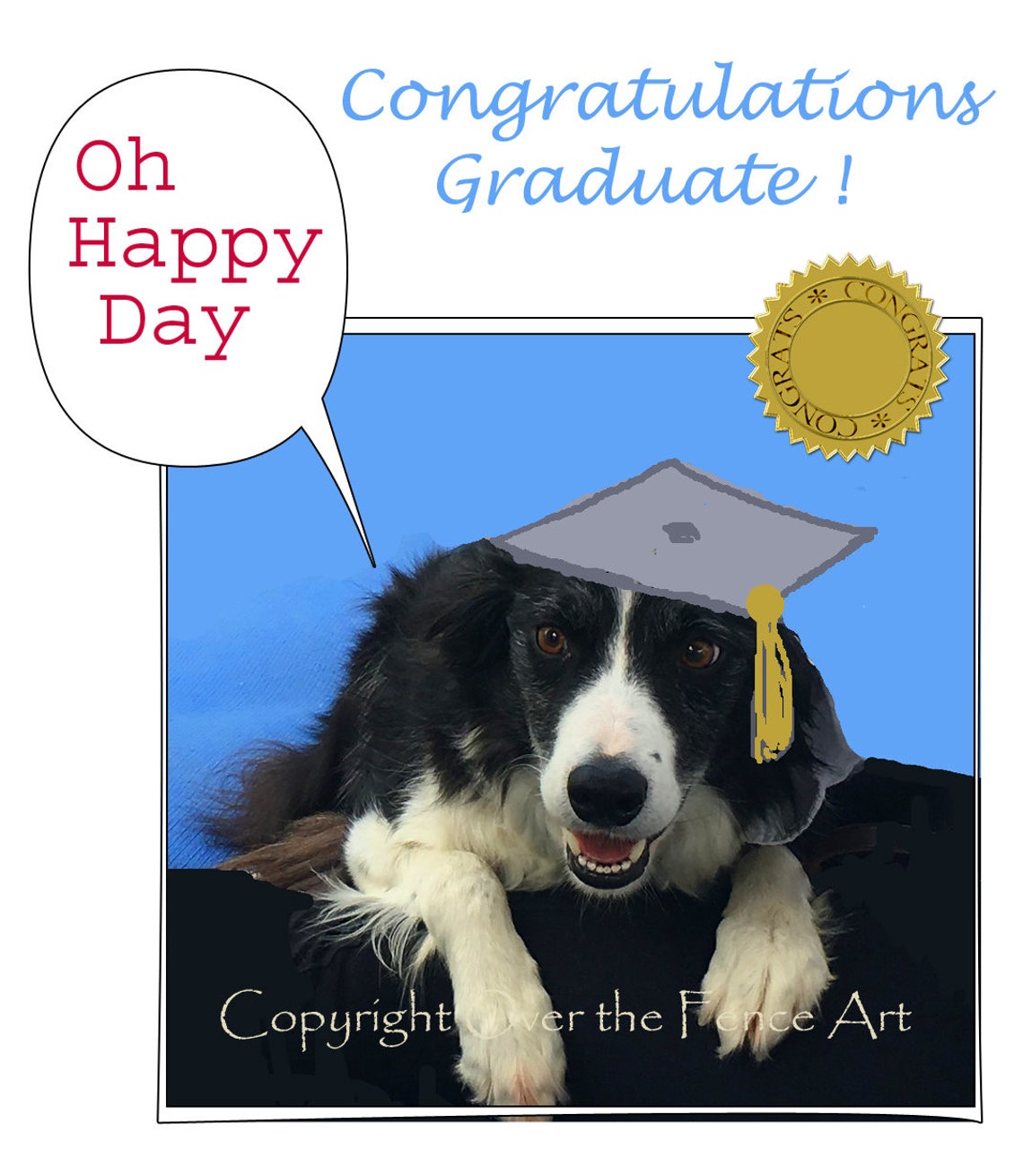 Graduation Greeting Card Animal Photography Pet Photography Etsy