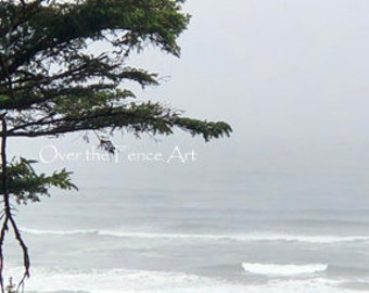 Beach Photography, blank greeting card,  Beach Card Handmade Photo Greeting Card, Waves on Copalis Beach