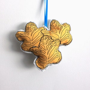 Maple cookies Christmas ornament: Tree decoration- Cookie ornament