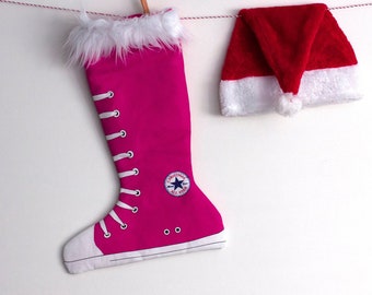 converse christmas stocking