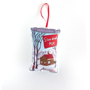 Ahornsirupornament: Sirop d'érable Décoration de Noël-kanadische Ornamente