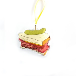 Sandwich ornament: Christmas ornaments- Montreal smoke meat image 1