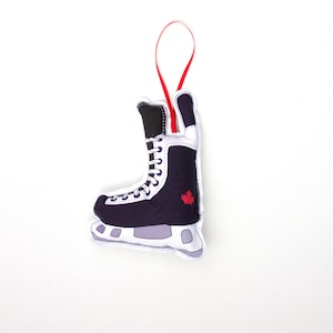 Hockey skate ornament- Canadian Tree decoration- hockey lover gift