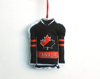 Canada Hockey jersey ornament- Canadian Tree decoration