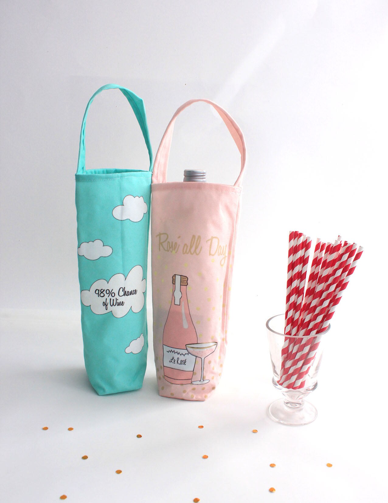 Rosé Wine Bottle Ornament Holiday Ornament Etsy Canada