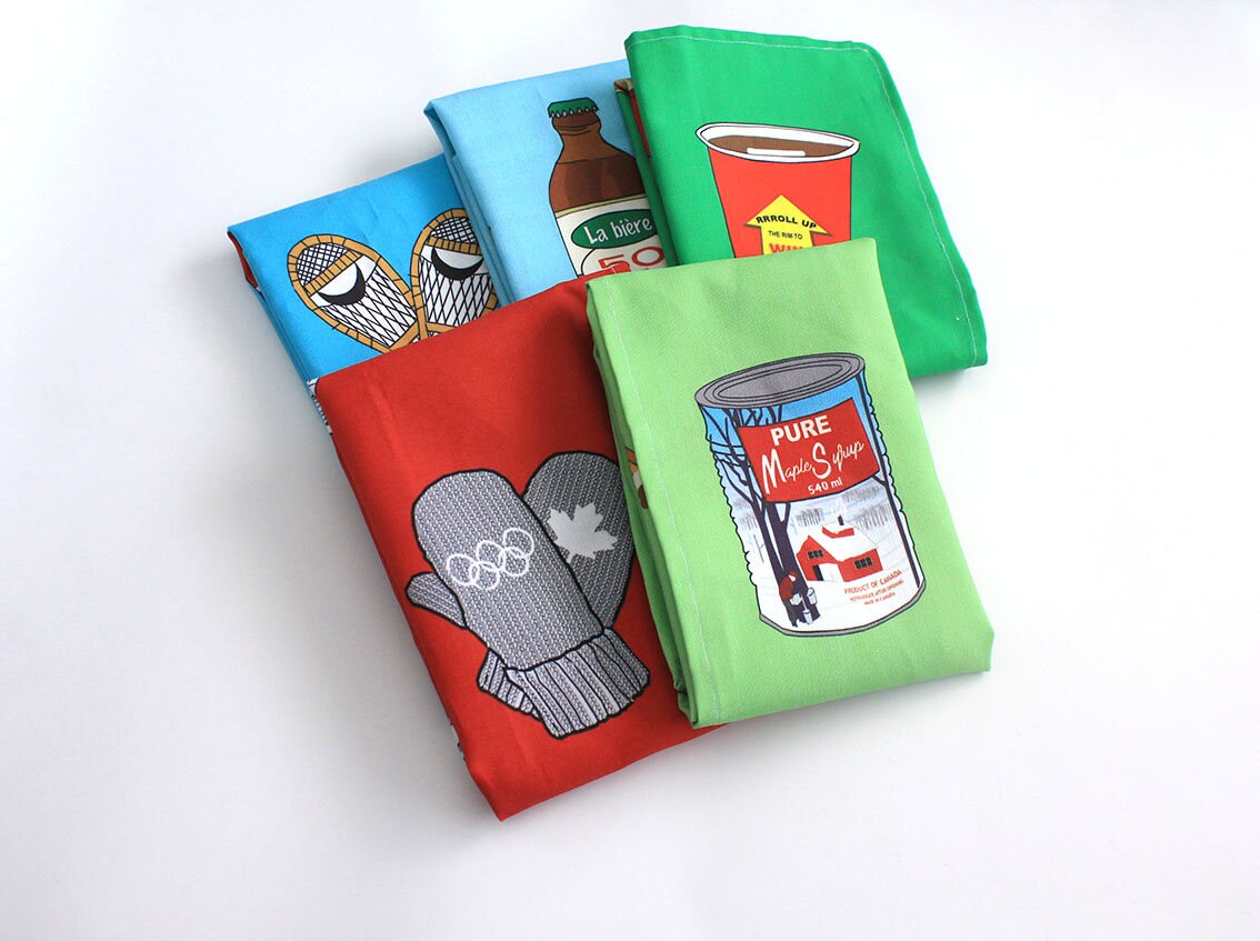 Canadian Tea Towel Cotton Linnen Kitchen towel Dishcloth Etsy