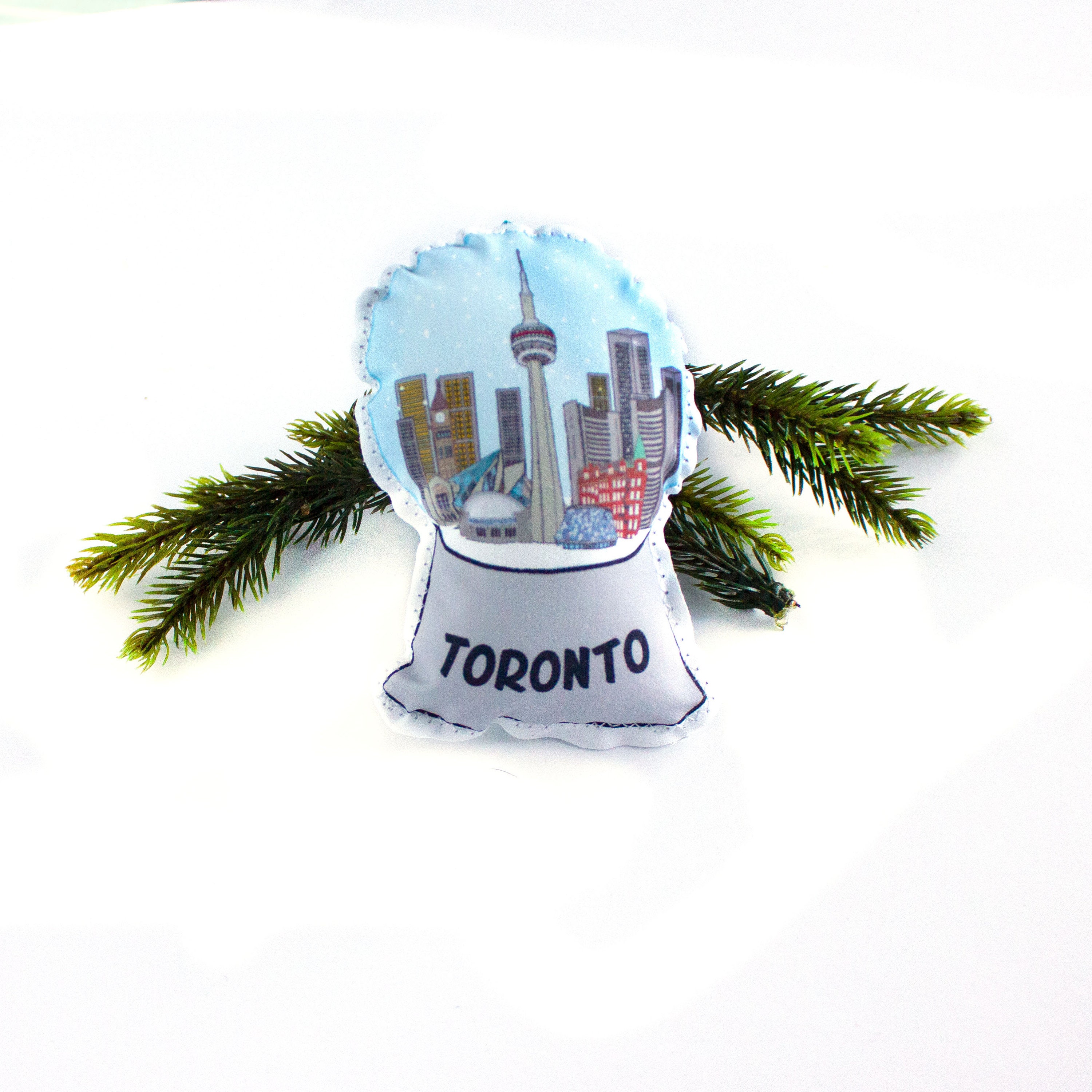Christmas Ornaments Toronto Snow Globe Secret Santa Etsy Canada