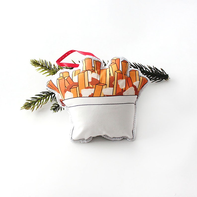 Poutine ornament: Quebec ornaments Canadian food image 2