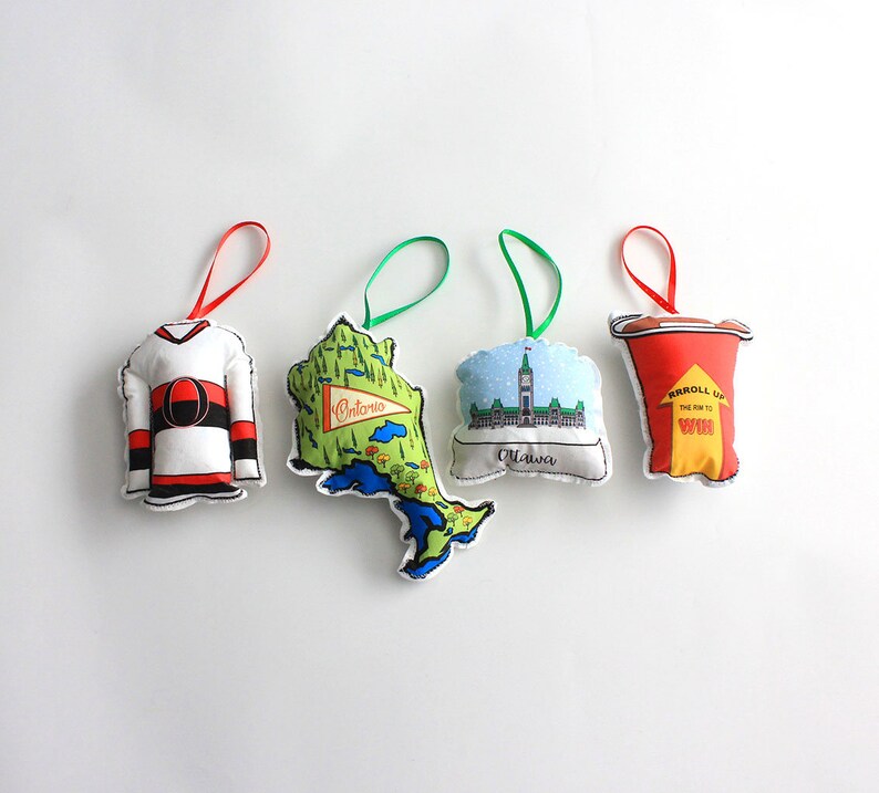 Ornaments City of Ottawa Canadian Christmas Ornament Set Etsy