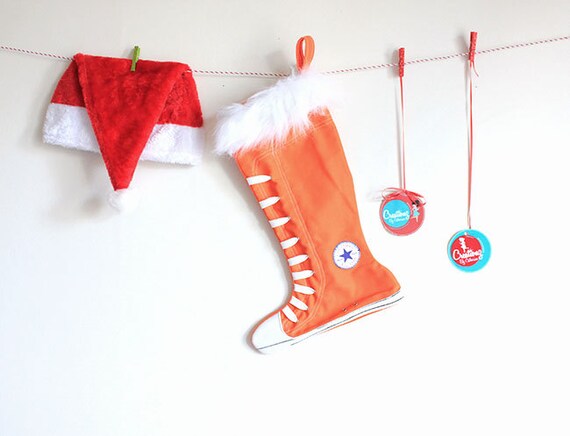 converse christmas stocking