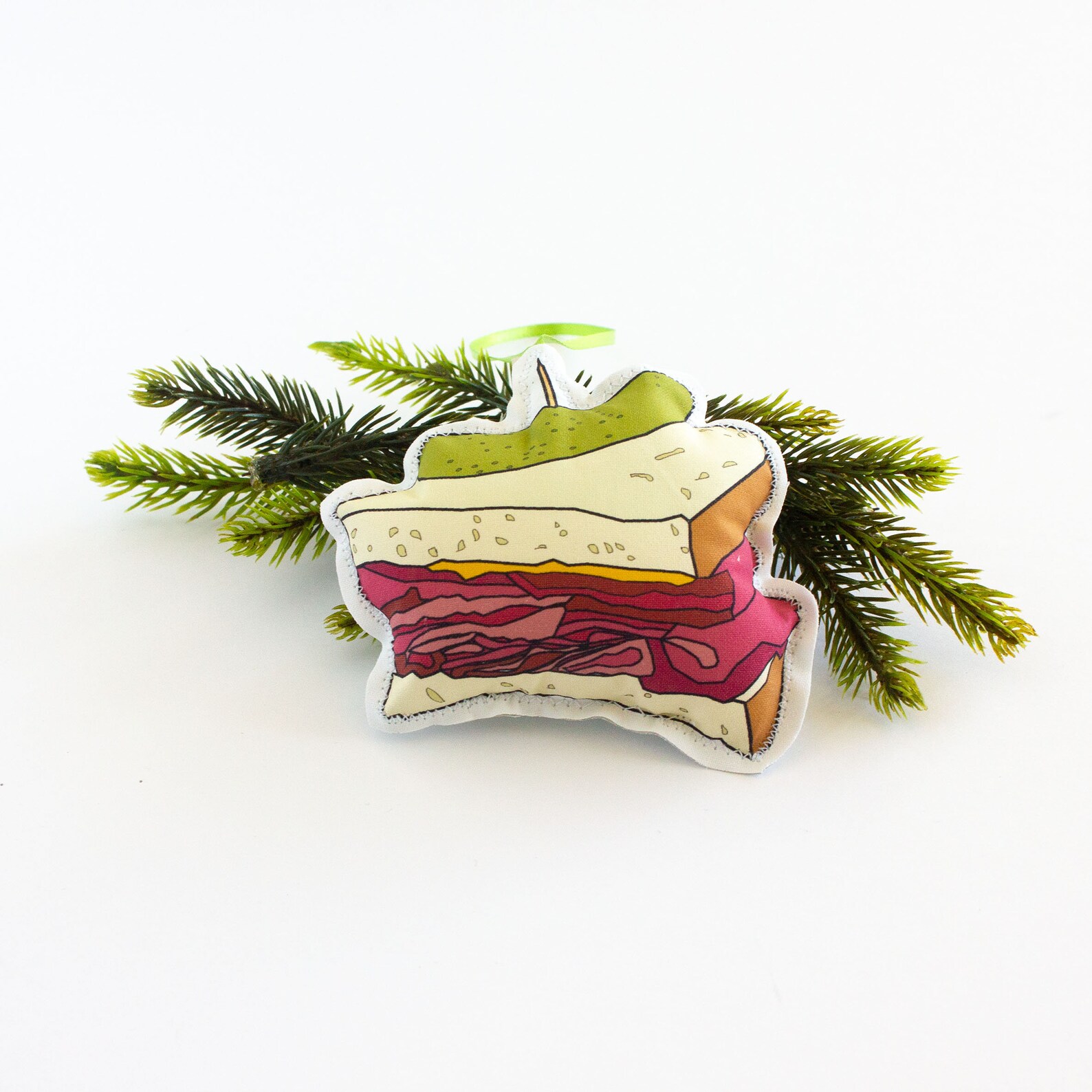 Sandwich Ornament Christmas Ornaments Montreal Smoke Meat Etsy