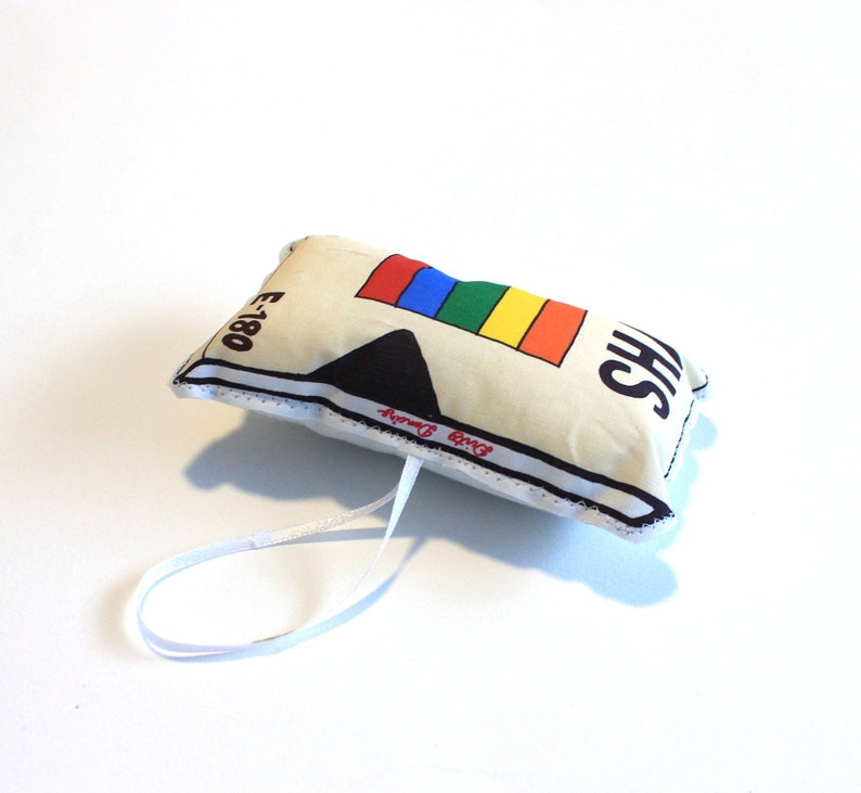 Video tape Christmas ornament Plush VHS cassette 1990s retro Etsy