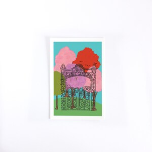 Halifax gardens Carte postale, Impression de jardins publics