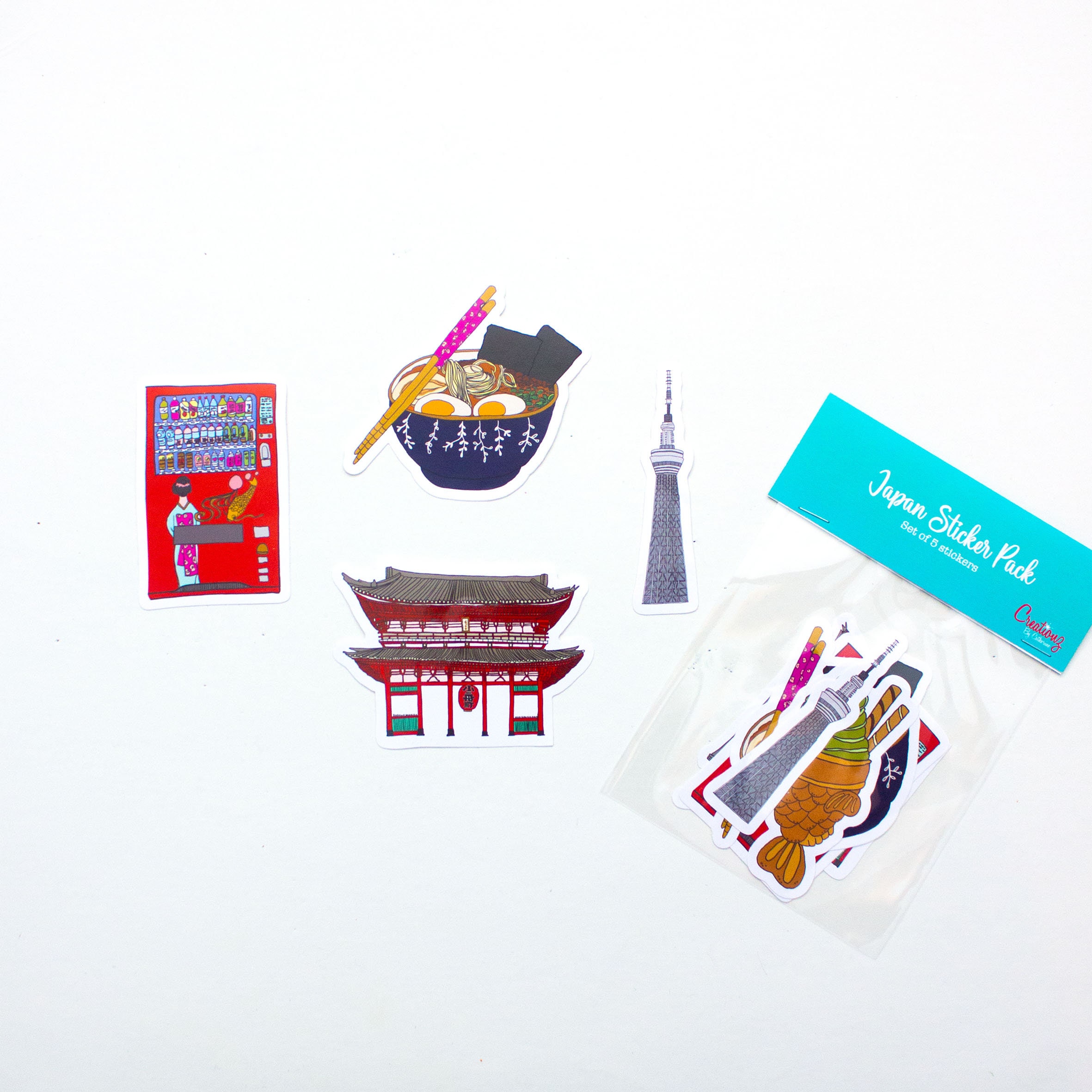 Japanese Storefront Sticker Japan Sticker Pack, Vinyl Stickers Japanese Inspired, Tokyo Sticker - Etsy