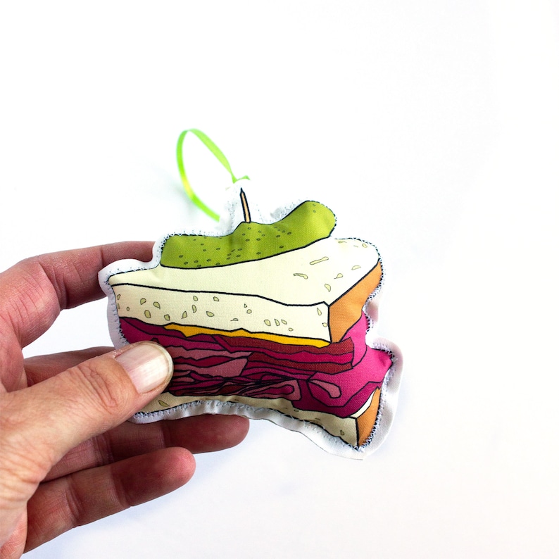 Sandwich ornament: Christmas ornaments- Montreal smoke meat image 2