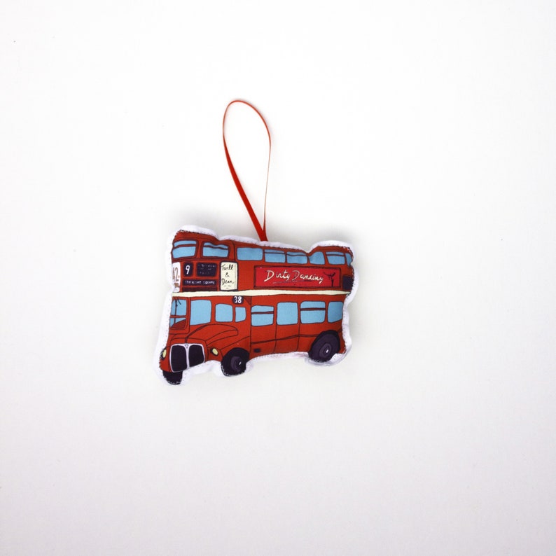 London Double Decker Bus Ornament Christmas Ornament Holiday Etsy Norway