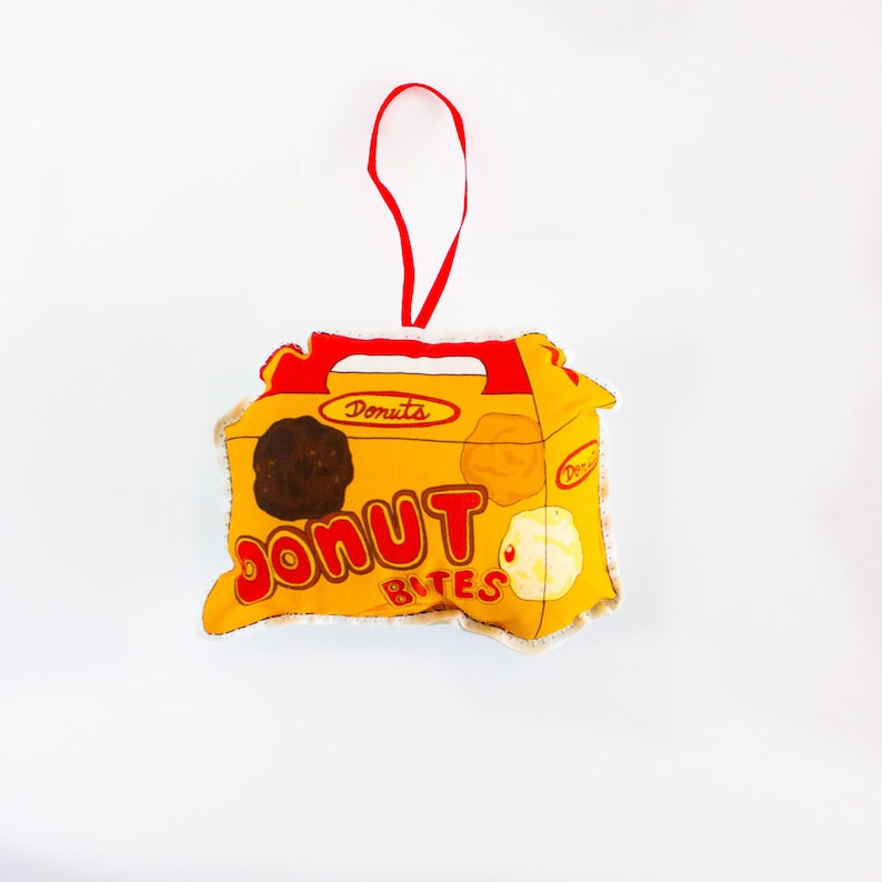 Donut Box Ornament Tree Decoration Canadian Christmas Etsy