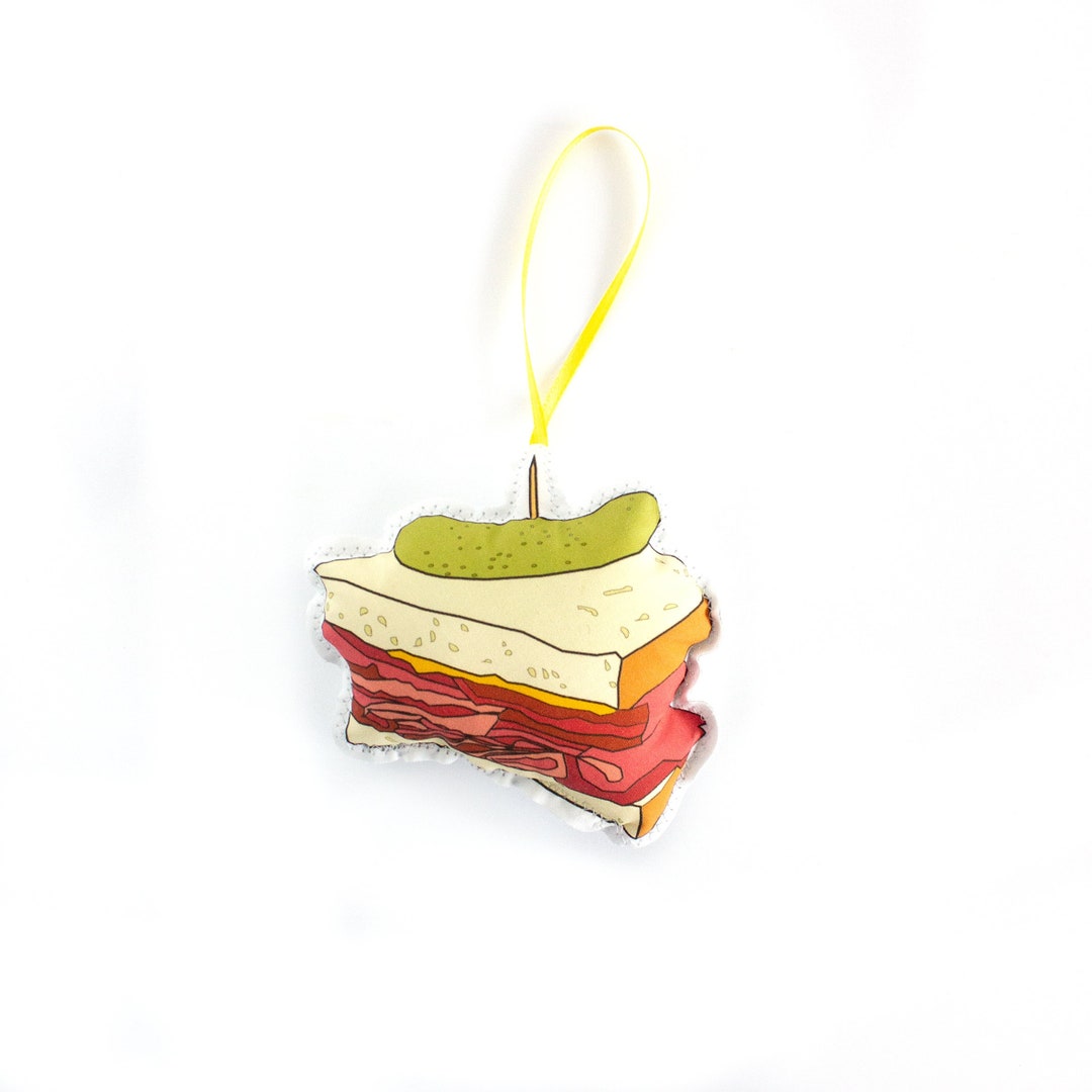 Sandwich Ornament Christmas Ornaments Montreal Smoke Meat Etsy