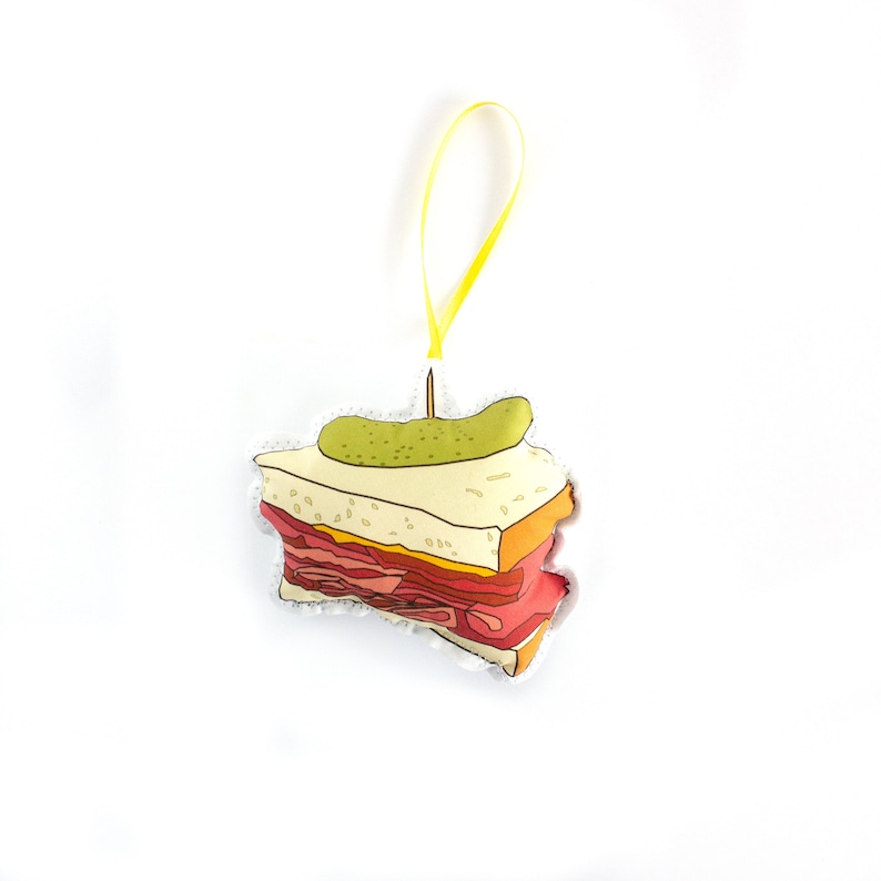 Sandwich ornament: Christmas ornaments- Montreal smoke meat image 1