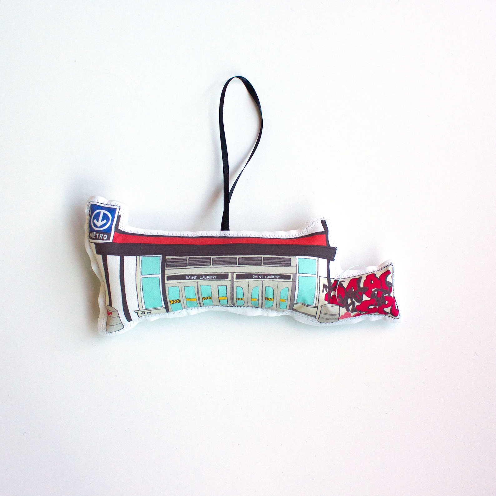 Montreal Métro Ornament-decoration De Noel Le Metro - Etsy Israel