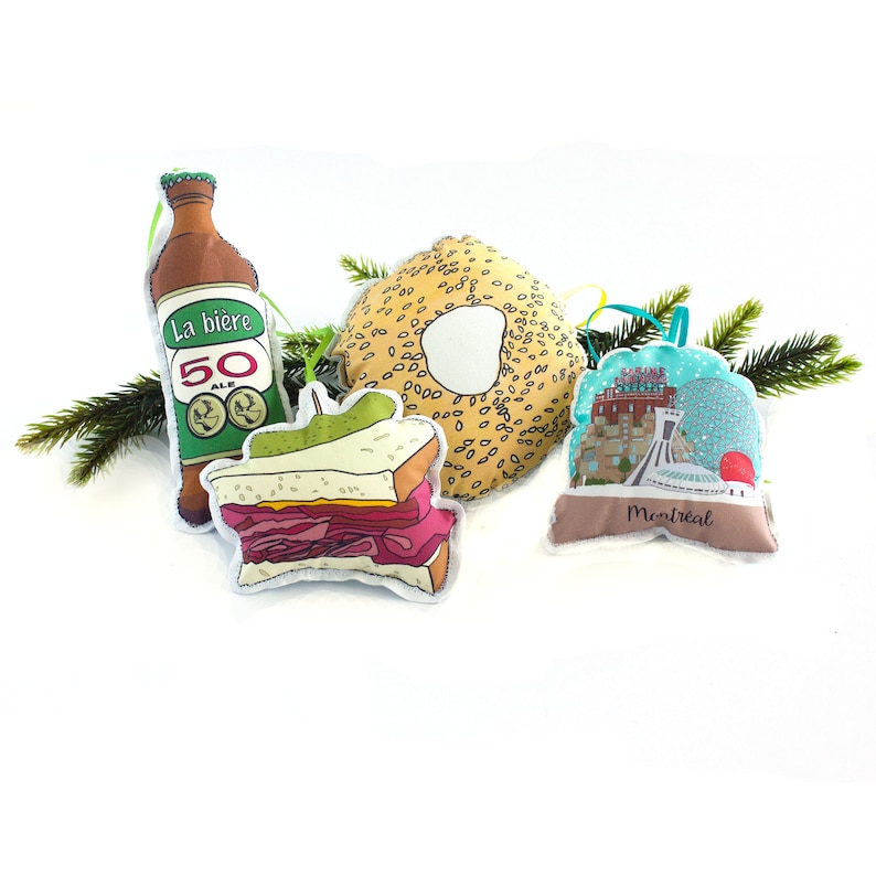 Sandwich ornament: Christmas ornaments- Montreal smoke meat image 7