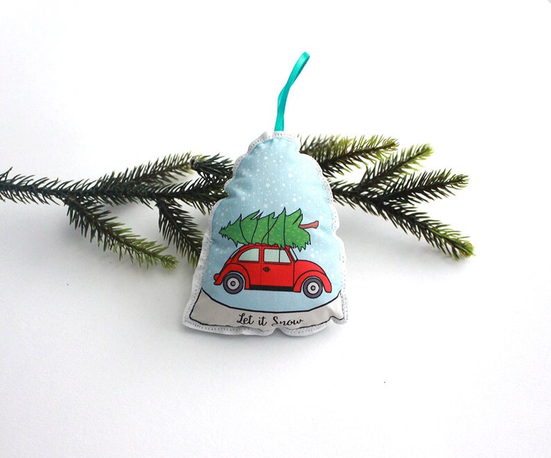 gifts under 10 Holiday tree decoration Christmas Ornament Car ornament