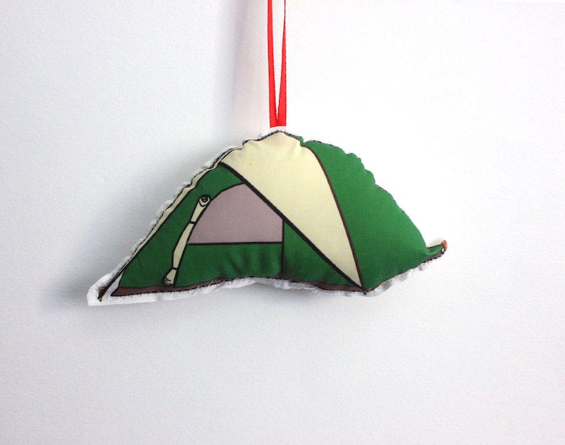 Camping Ornament Tent Christmas Ornaments Camping Lover Gift Etsy