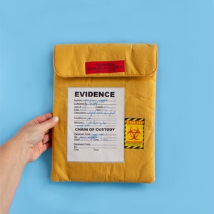 Evidence 12 inch iPad Sleeve - Crime Scene Investigation - 12.9 iPad case