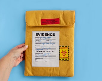 Evidence 12 inch iPad Sleeve - Crime Scene Investigation - 12.9 iPad case