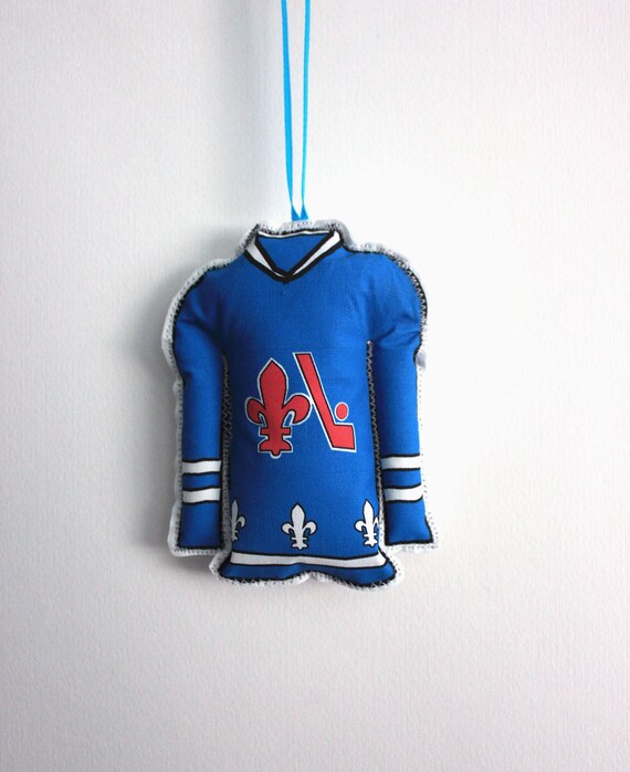 Hockey Jersey Ornament Québec Tree Decoration Québec Hockey 