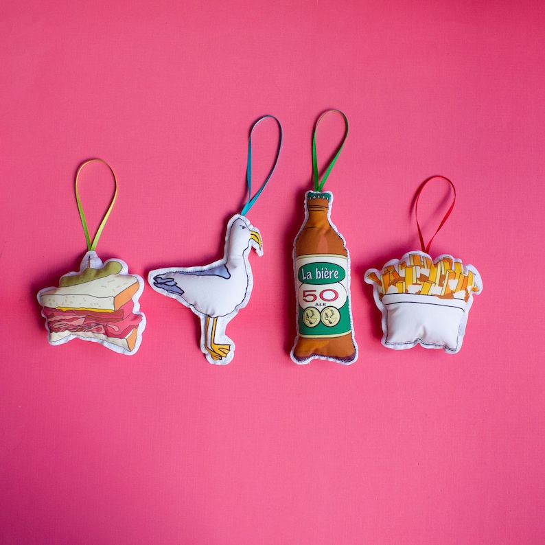 Sandwich Ornament Christmas Ornaments Montreal Smoke Meat Etsy