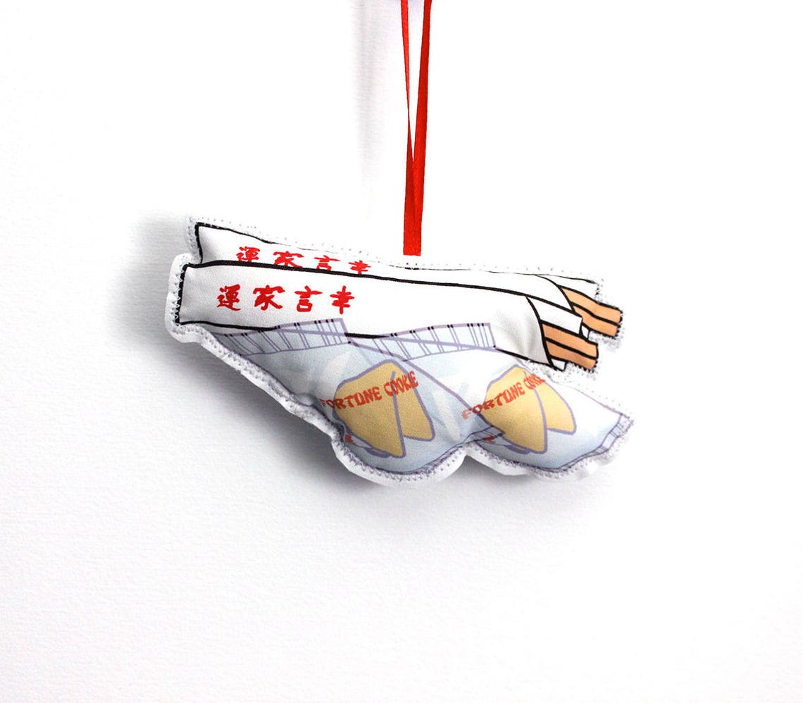 Christmas Ornament Set: Chinese Takeout Holiday Tree - Etsy