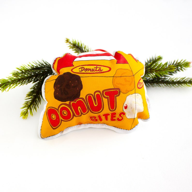 Donut Box Ornament Tree Decoration Canadian Christmas Etsy