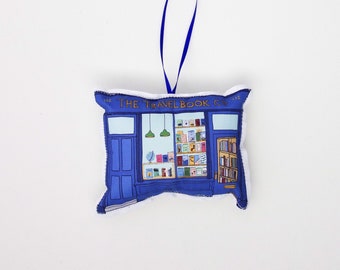 Book shop ornament: Nothing hill book store tree ornament, tree decoration