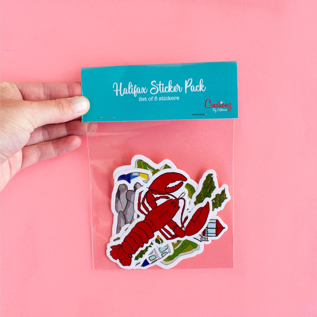 Halifax Sticker Pack, Nova Scotia Vinyl Stickers Etsy