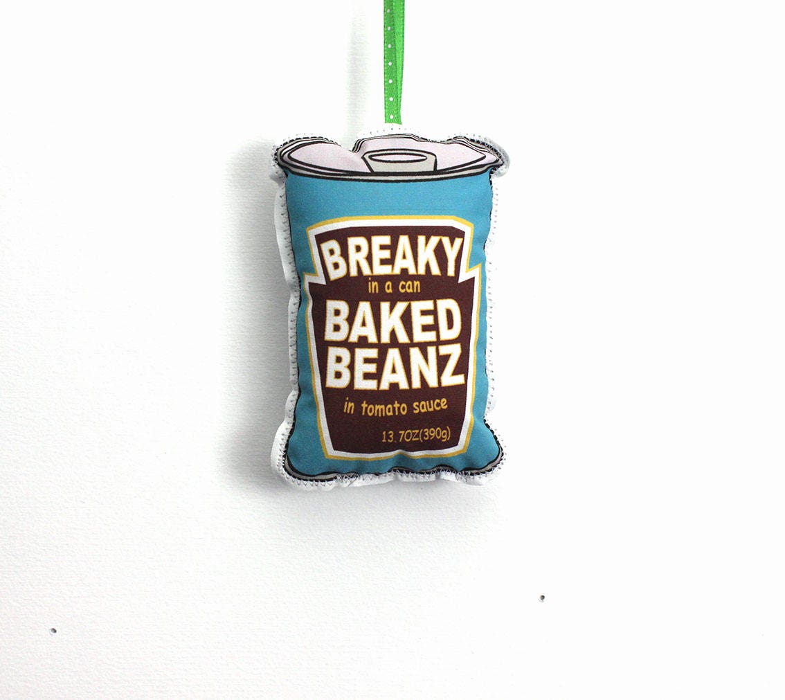 Baked beans can Christmas Ornament Australian/British food Etsy
