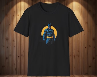 Diseño de camiseta de Shadow Knight, regalo estilo cómic, fan art, camiseta oscura