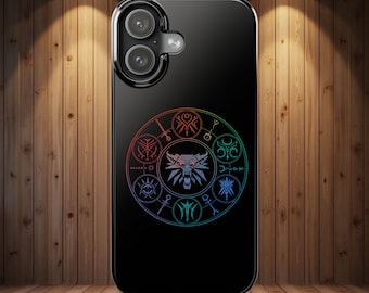 Hexer Medaillon Wolf Sigil Handyhülle, obskures Fandom Accessoire (iPhone 17)