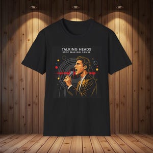 Talking Heads T-Shirt,Making Sense Talking Head,Gift for Music Lovers,Retro Talking Heads T-Shirt,Gift Music
