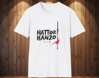 Camiseta Hattori Hanzo, diseño de katana japonesa, regalo de artes marciales