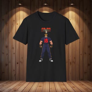 Camiseta Tekken 3 King, camiseta gráfica de anime con máscara de Jaguar, ropa de juego de lucha retro