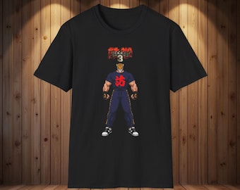 T-shirt Tekken 3 King, Jaguar Mask-anime graphic T-shirt, kleding retro vechtgame