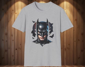 T-shirtontwerp Shadow Knight, cadeau komische stijl, fanart, donker T-shirt