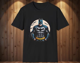 シャドウナイトTシャツデザイン、コミックスタイルのギフト、ファンアート、
