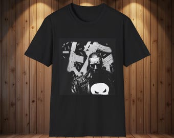 Camiseta de Punisher, tallas para hombre y mujer, regalo para fans de los cómics, ropa informal, camiseta gráfica,