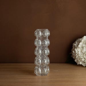 Vintage Mid Century Hirschberg Bubble Glass Vase by Wilhelm Braun-Feldweg, 1960s