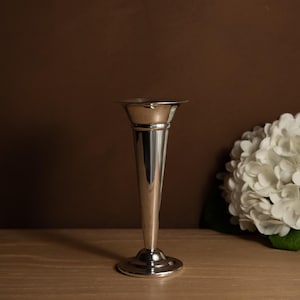 Porte-menu Soliflor En Argent Et Verre Soufflé Taillé - Motif Cygnes