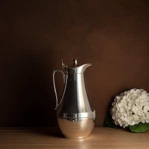 ヴィンテージ アルフィ シルバーメッキ 魔法瓶 ジャグ · エクト ヴェルシルベルト コーヒー カラフェ · ドイツ製 ミッドセンチュリー 魔法瓶