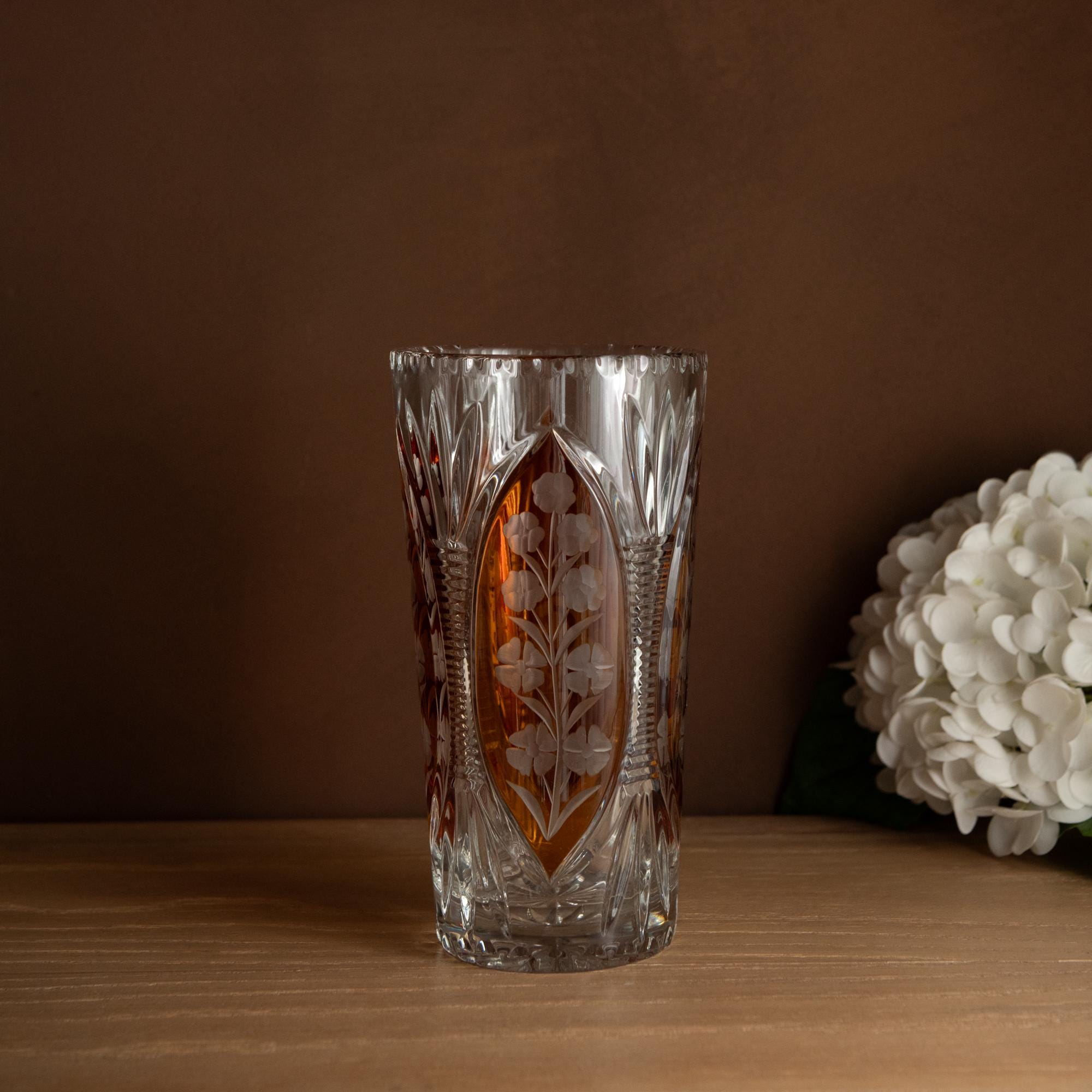 Julia Crystal Vase - Etsy